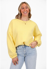 21Jewelz Casual sweater amour - geel