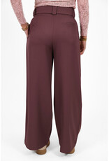 21Jewelz Wide leg pantalon met ceintuur - aubergine