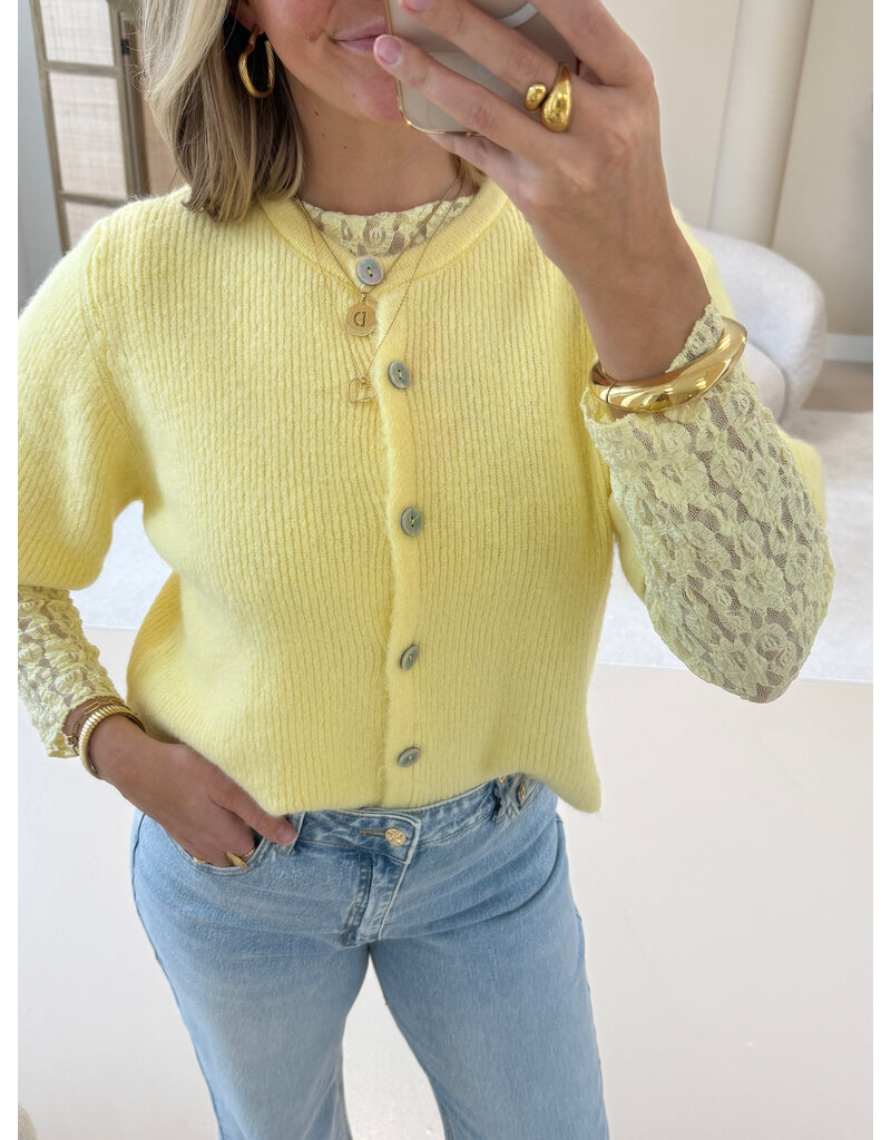 21Jewelz Vest met korte mouwen - geel