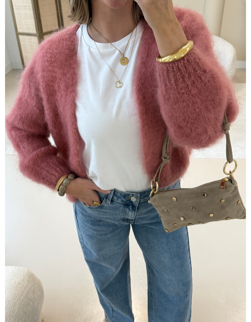 21Jewelz Wollig vest - oudroze