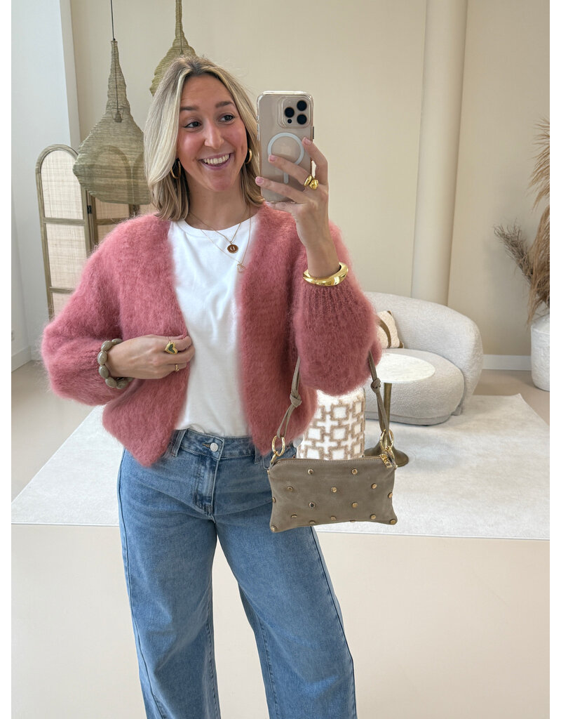 21Jewelz Wollig vest - oudroze