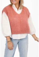 21Jewelz Wollige spencer met v-hals - oudroze