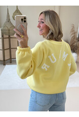 21Jewelz Casual sweater amour - geel