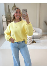 21Jewelz Casual sweater amour - geel