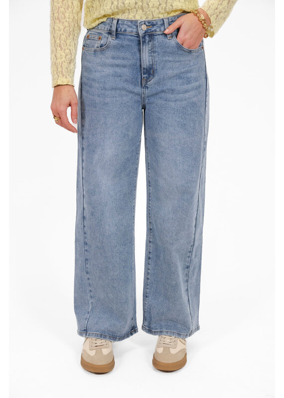 21Jewelz Perfect basic wide leg jeans - blauw