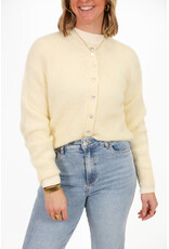 21Jewelz Effen vestje met knopen - ecru