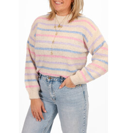 21Jewelz Gebreide trui met strepen - multicolour