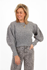 21Jewelz Trui met pofmouw - grijs
