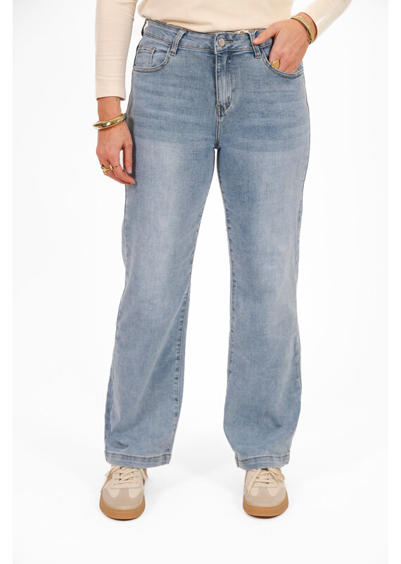 21Jewelz Basic wide leg jeans - blauw