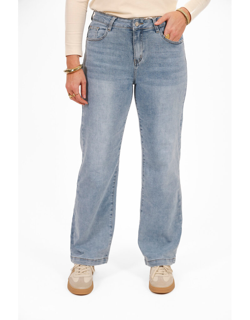 21Jewelz Basic wide leg jeans - blauw