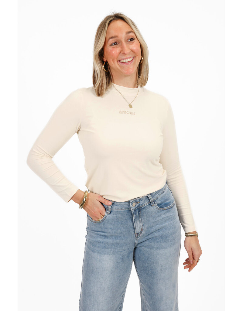 21Jewelz Longsleeve top amour - ecru