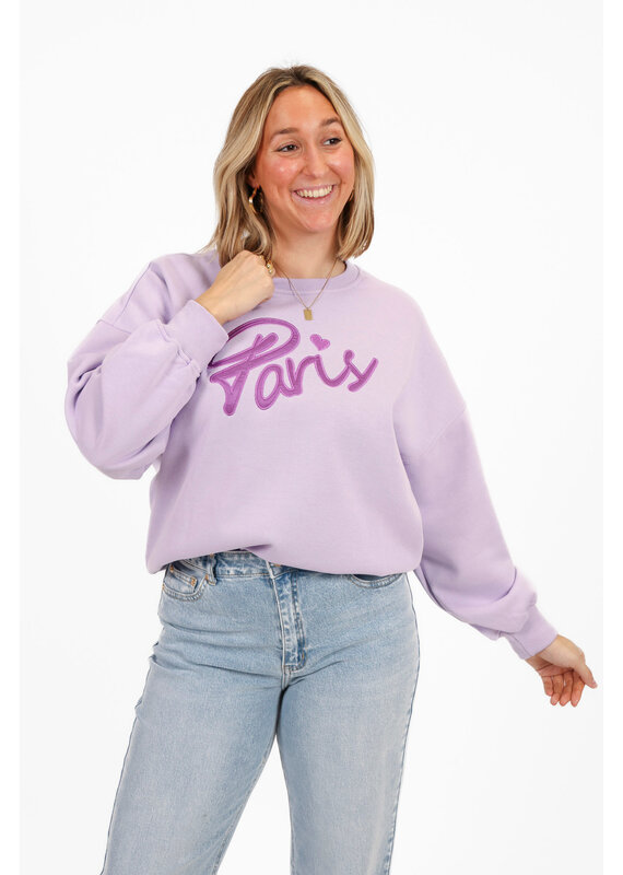 21Jewelz Sweater Paris -lila