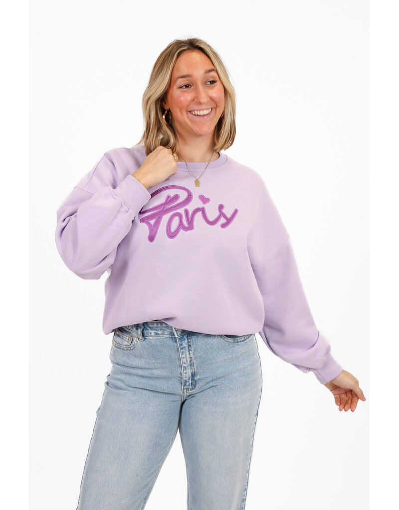 21Jewelz Sweater Paris -lila