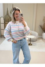 21Jewelz Gebreide trui met strepen - multicolour