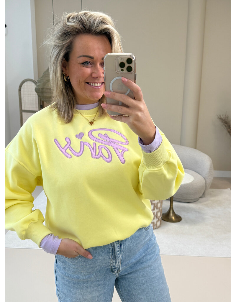 21Jewelz Sweater Paris - geel