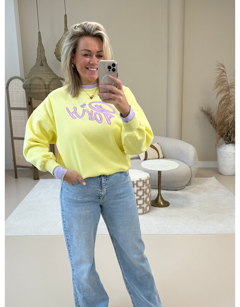 21Jewelz Sweater Paris - geel