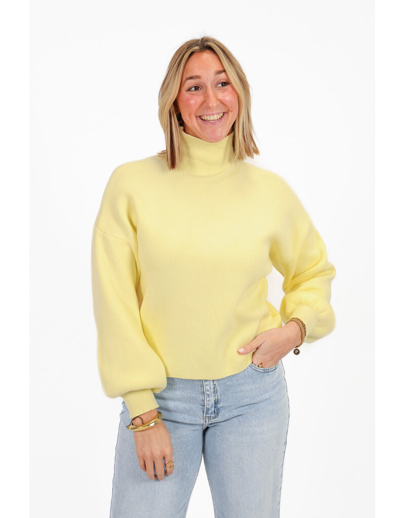 21Jewelz Perfect sweater - lichtgeel