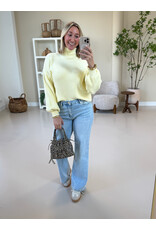 21Jewelz Perfect sweater - lichtgeel