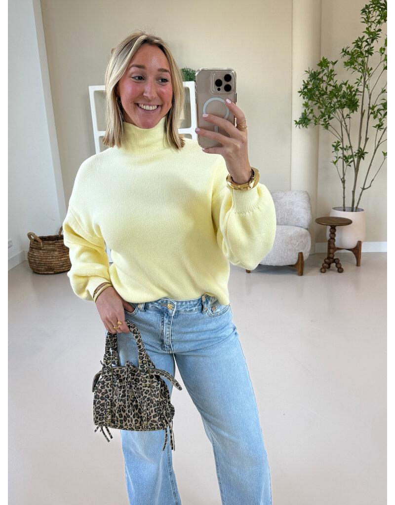 21Jewelz Perfect sweater - lichtgeel