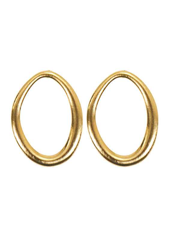 21Jewelz Oorbellen ovaal - goud