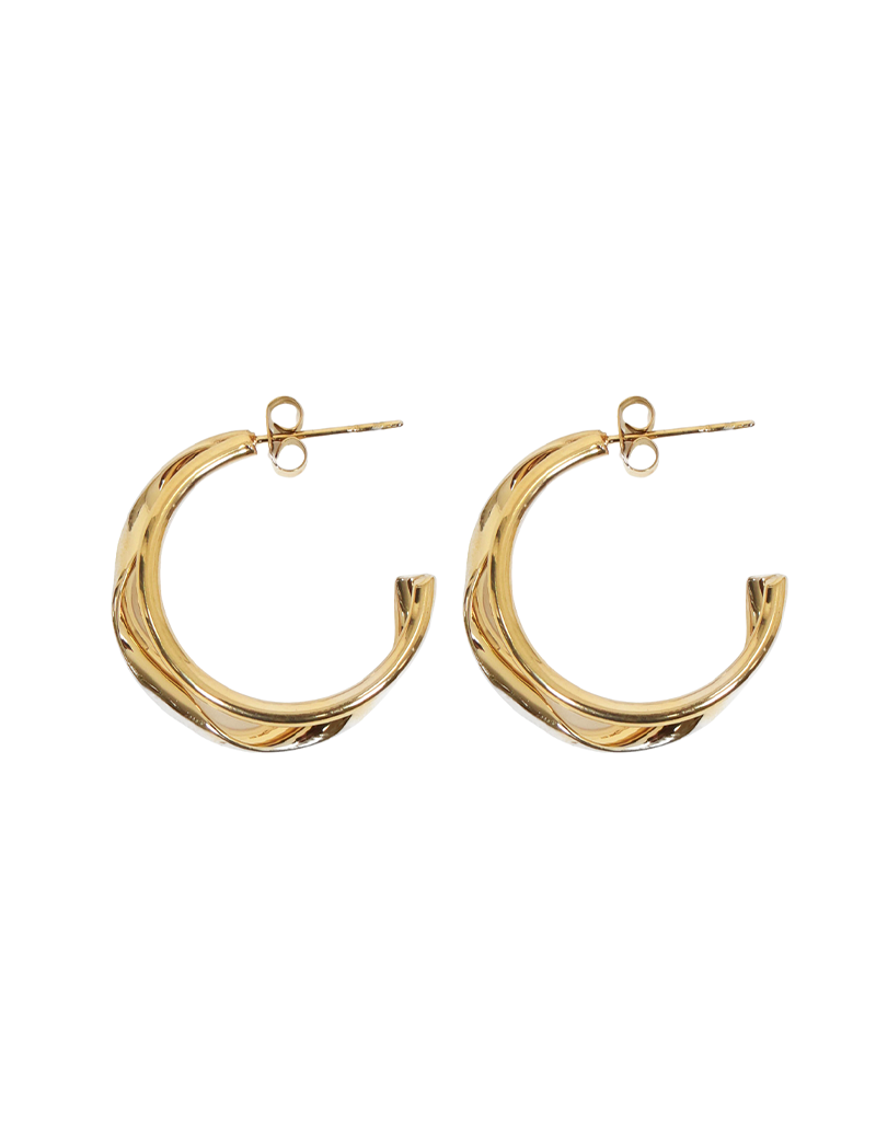 21Jewelz Dubbele oorringen - goud