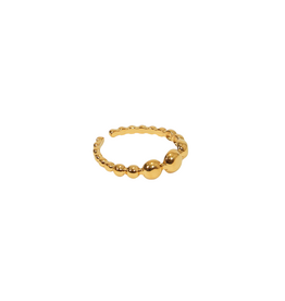 21Jewelz Ring met bolletjes - goud