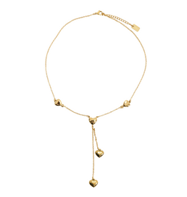 21Jewelz Ketting hartjes - goud