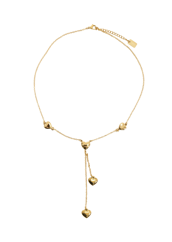 21Jewelz Ketting hartjes - goud