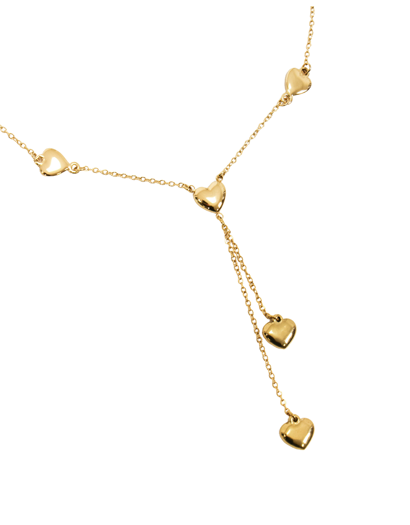 21Jewelz Ketting hartjes - goud