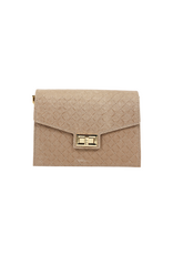 21Jewelz Tas met gevlochten patroon - beige