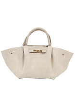 21Jewelz Suede shopper met gouden details - ecru