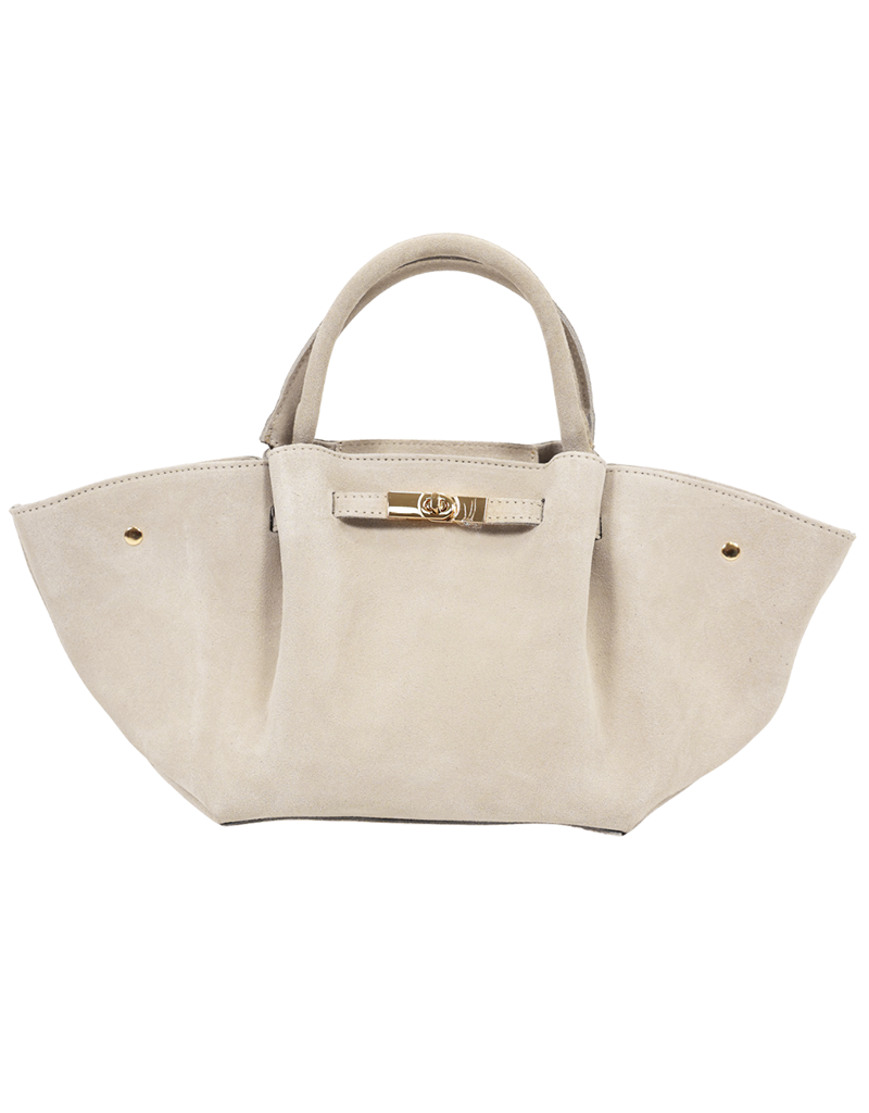 21Jewelz Suede shopper met gouden details - ecru