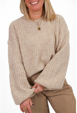 21Jewelz Effen wollige trui - beige