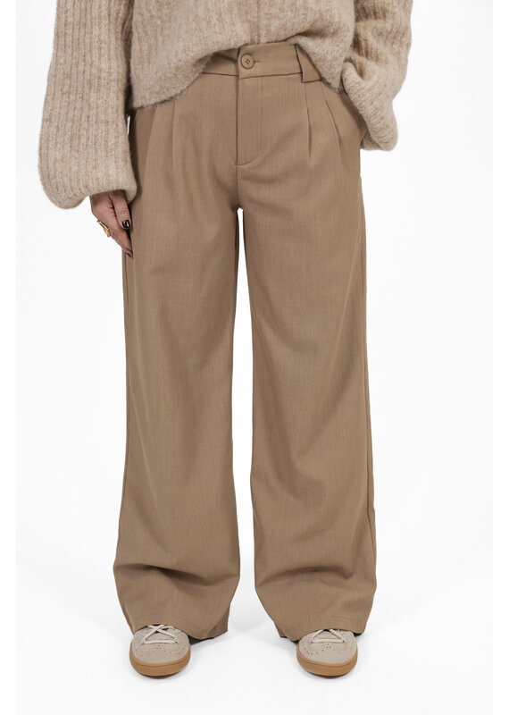 21Jewelz Losvallende pantalon - taupe