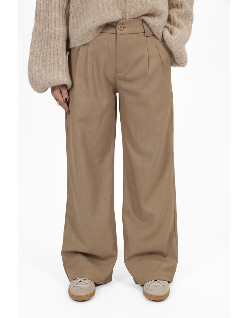 21Jewelz Losvallende pantalon - taupe