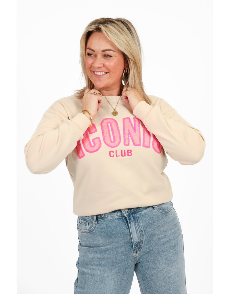 21Jewelz Iconic sweater - ecru