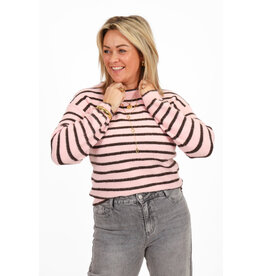 21Jewelz Trui met strepen - roze/bruin