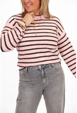 21Jewelz Trui met strepen - roze/bruin