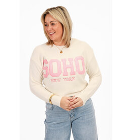 21Jewelz Soho trui - beige/lichtroze
