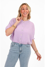 21Jewelz Cropped vestje met knoopjes - lila