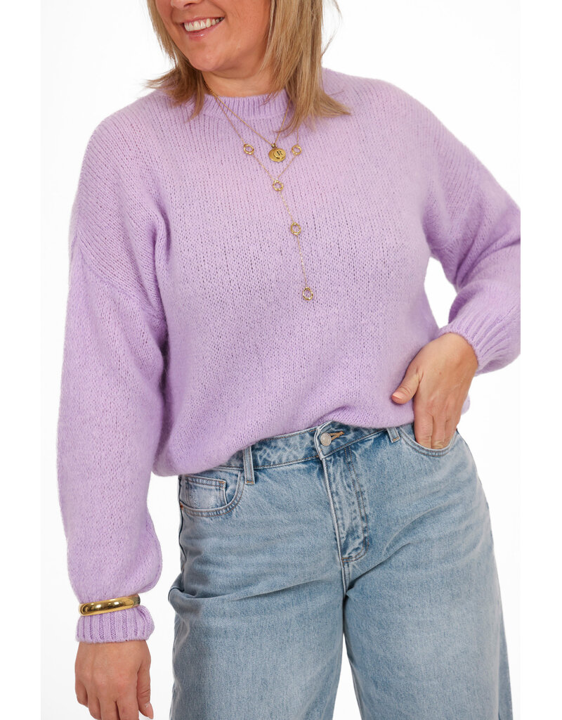 21Jewelz Effen trui - lila