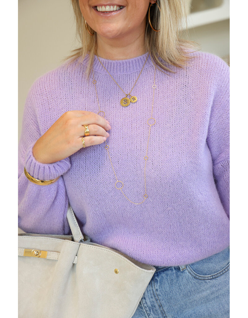 21Jewelz Effen trui - lila