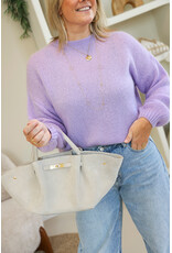 21Jewelz Effen trui - lila