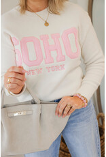 21Jewelz Soho trui - beige/lichtroze