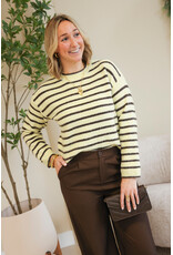 21Jewelz Trui met strepen - geel/bruin