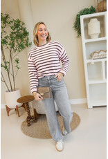 21Jewelz Trui met strepen - roze/bruin