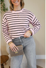 21Jewelz Trui met strepen - roze/bruin