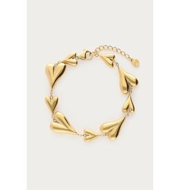 My Jewellery My Jewellery | Armband met kleine en grote hartjes