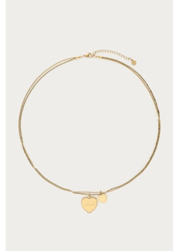 My Jewellery My Jewellery | Love dubbele ketting met hartjes