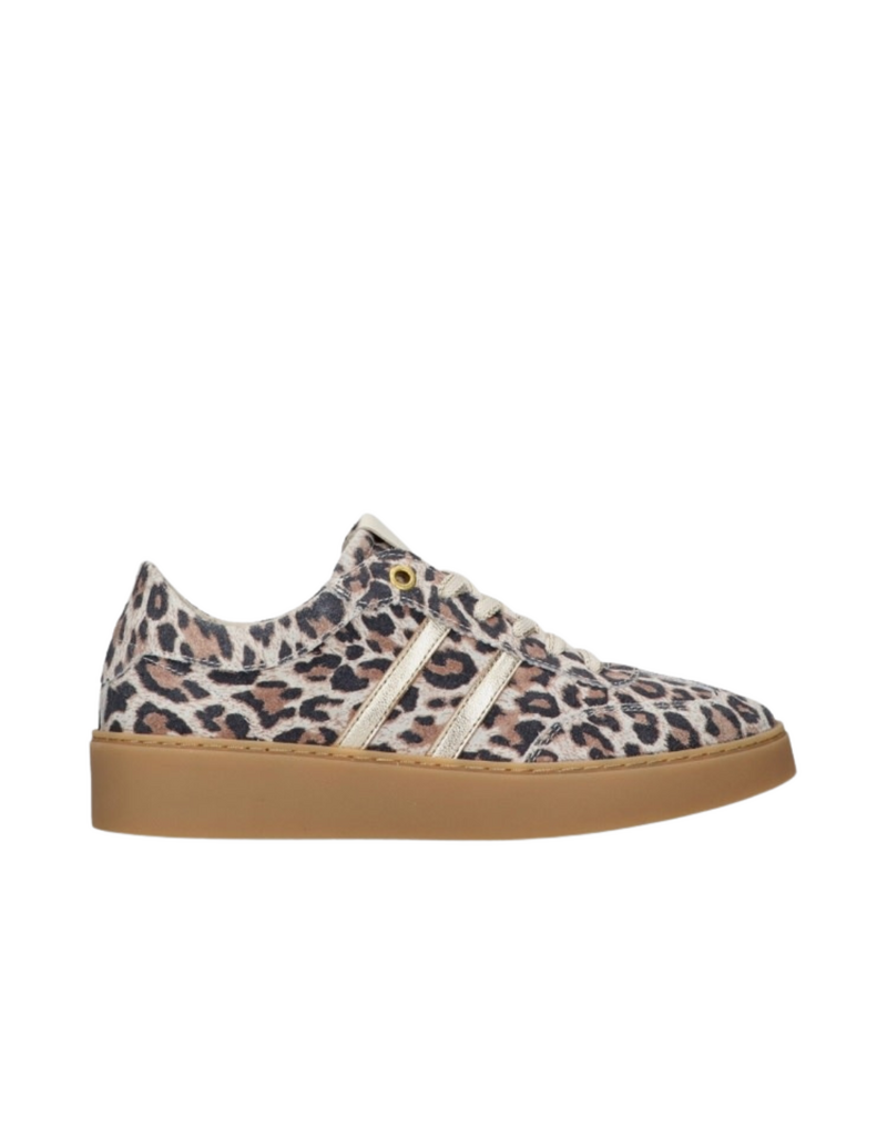 Tango Tango | Nynke beige print suede sneaker
